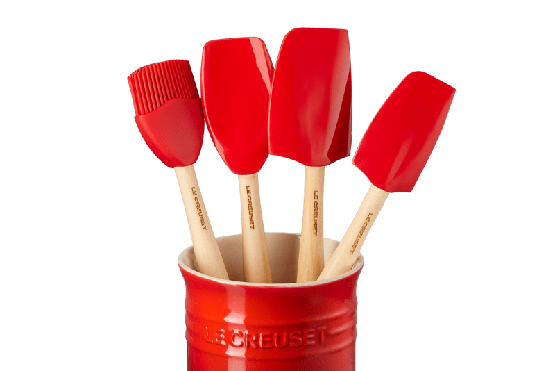 Le Creuset Kochkellen-Set 5Tlg. Craft Kirschrot