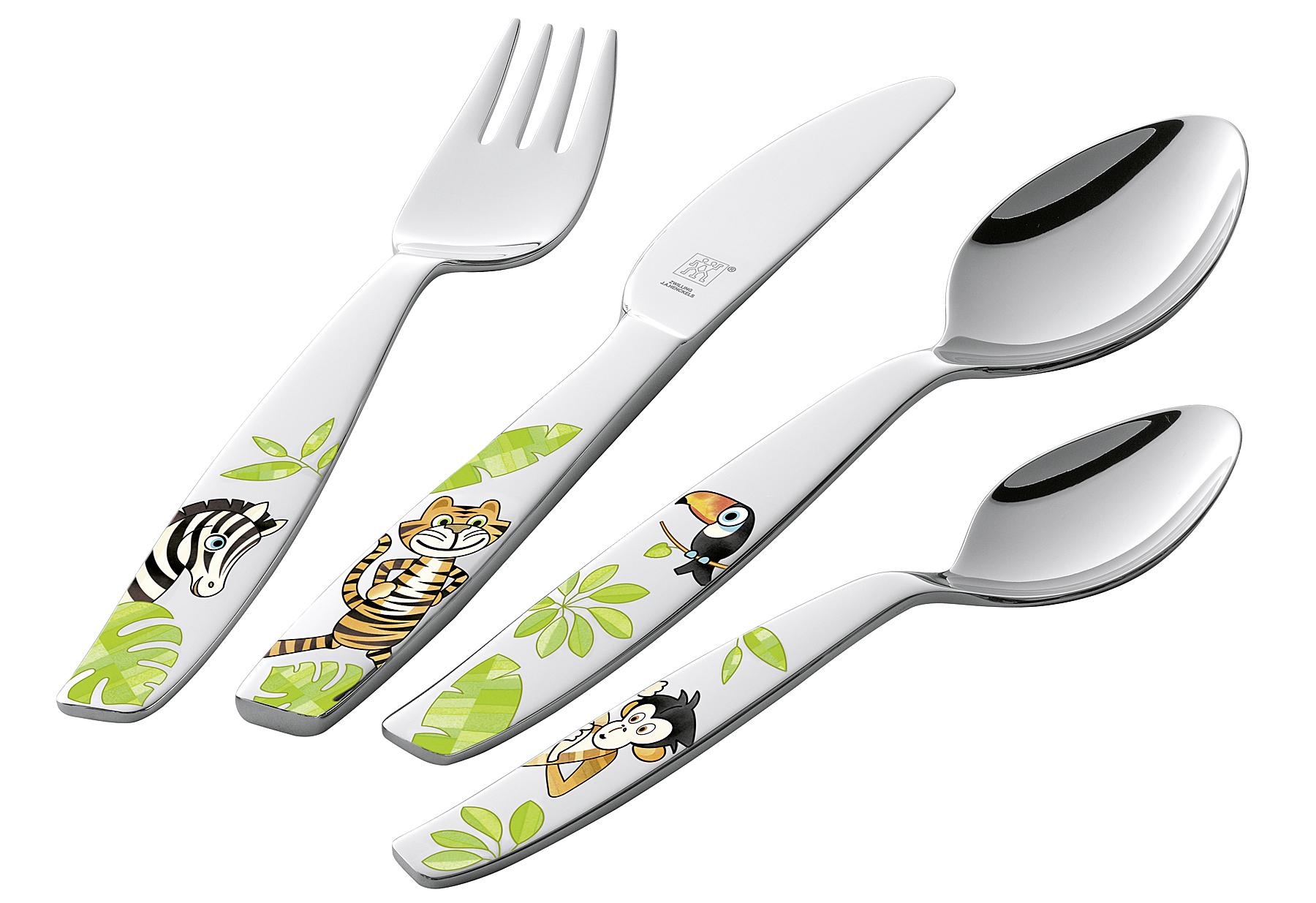 ZWILLING Kinderbesteck "Jungle" 4-teilig edelstahl
