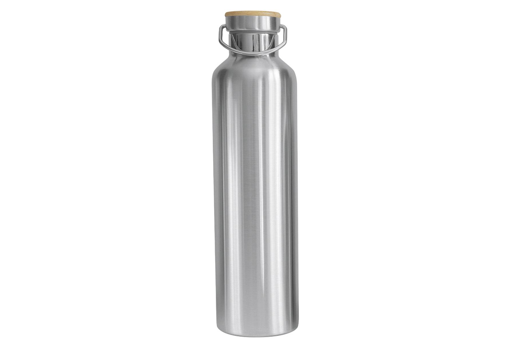 PANDOO Trinkflasche 1000 ml steel