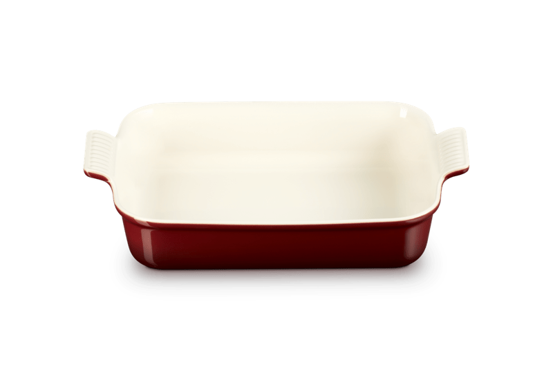 Le Creuset Auflaufform Tradition rechteckig 32 cm  Garnet