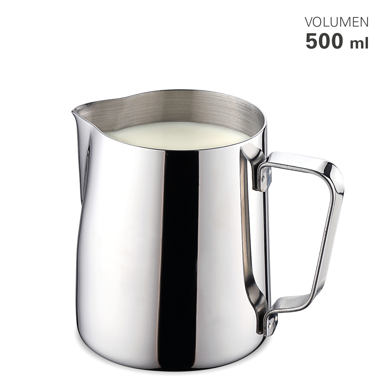 Milchgießer aus Edelstahl 500 ml Milchgießer aus Edelstahl 500 ml