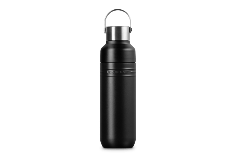 Le Creuset Trinkflasche 500ml Schwarz Matt