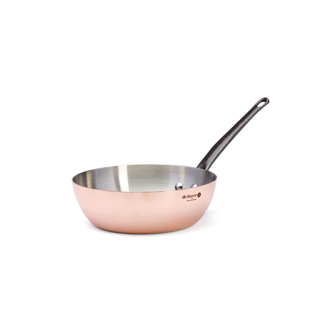 De Buyer KONISCHE SAUTEUSE / SCHMORPFANNE, GUSSGRIFF Ø 20