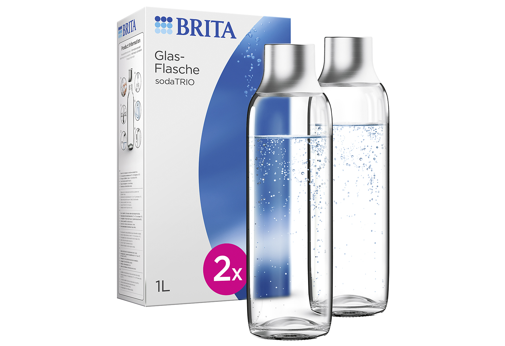 Brita Flasche 'SodaTrio' 2er Pack