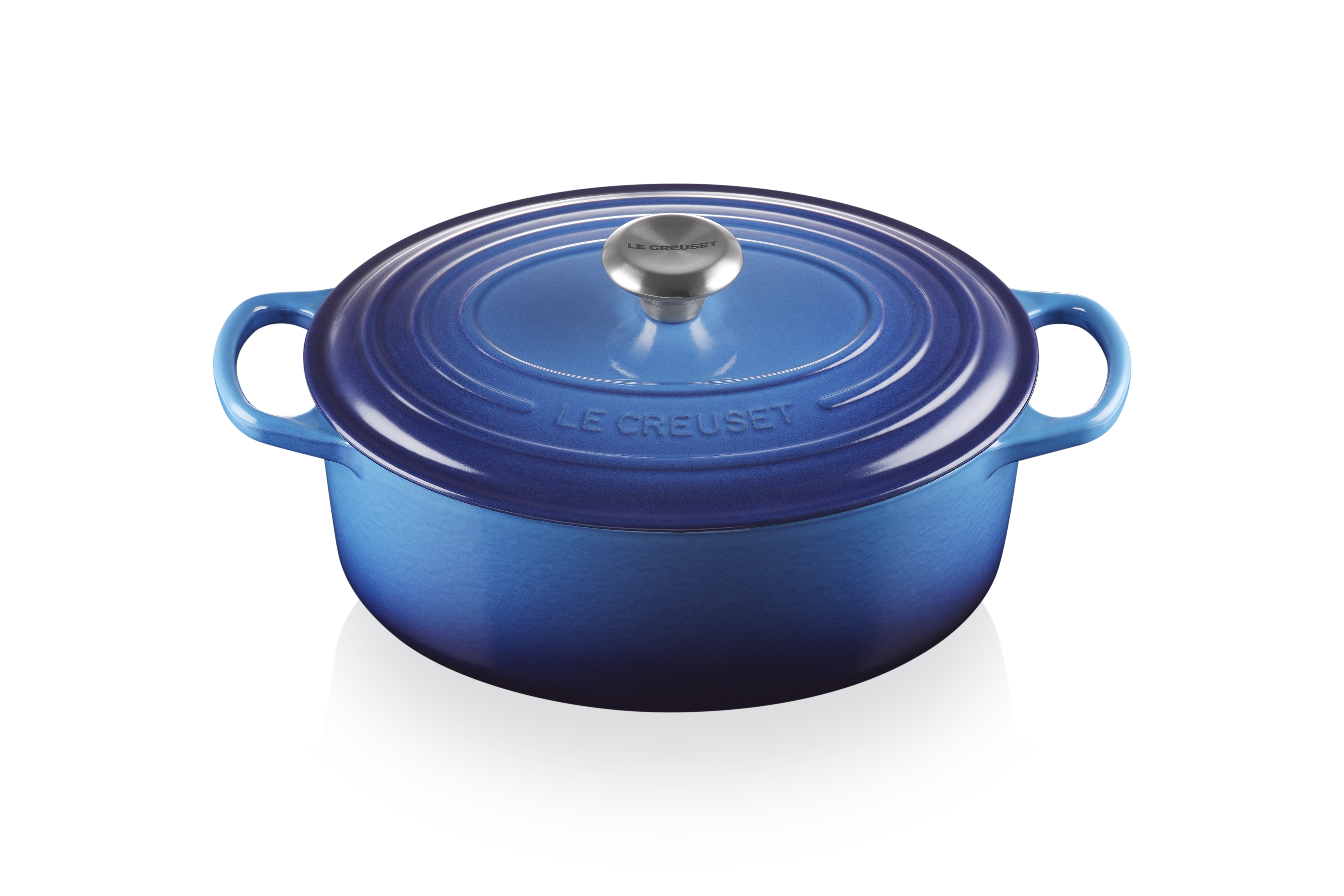 Le Creuset BRÄTER OVAL SIGNATURE 29 CM AZURE