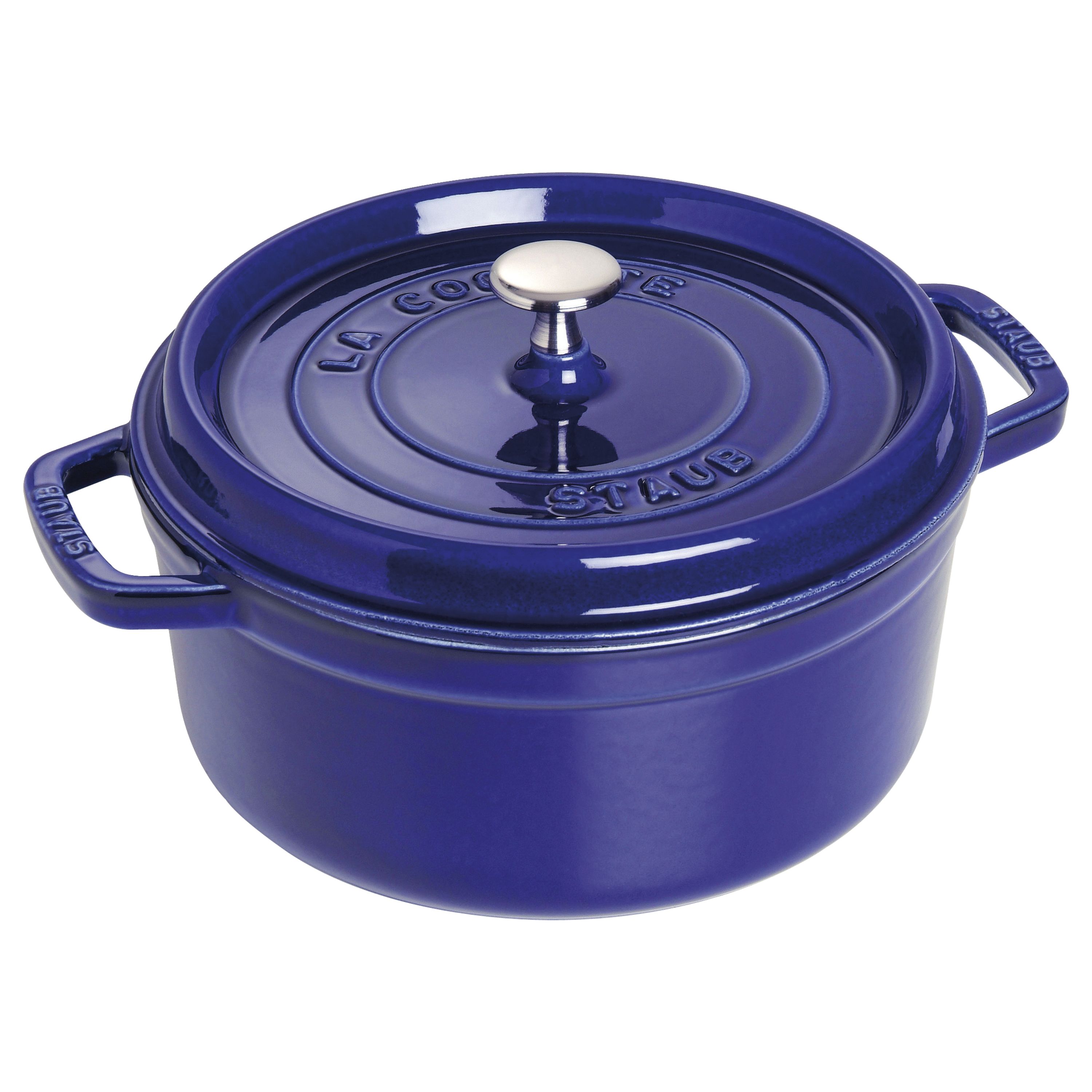 Staub La Cocotte Cocotte 26 cm, rund, Dunkelblau, Gusseisen