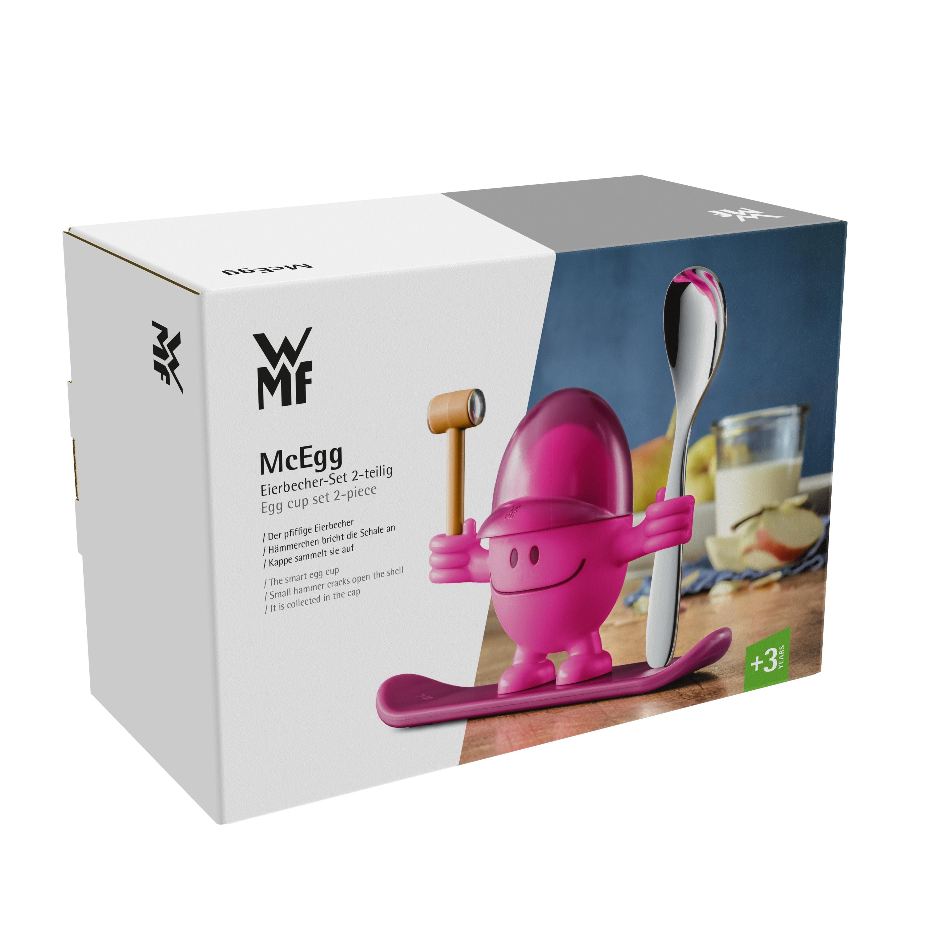 WMF Eierbecher McEgg mit Löffel, Pink
