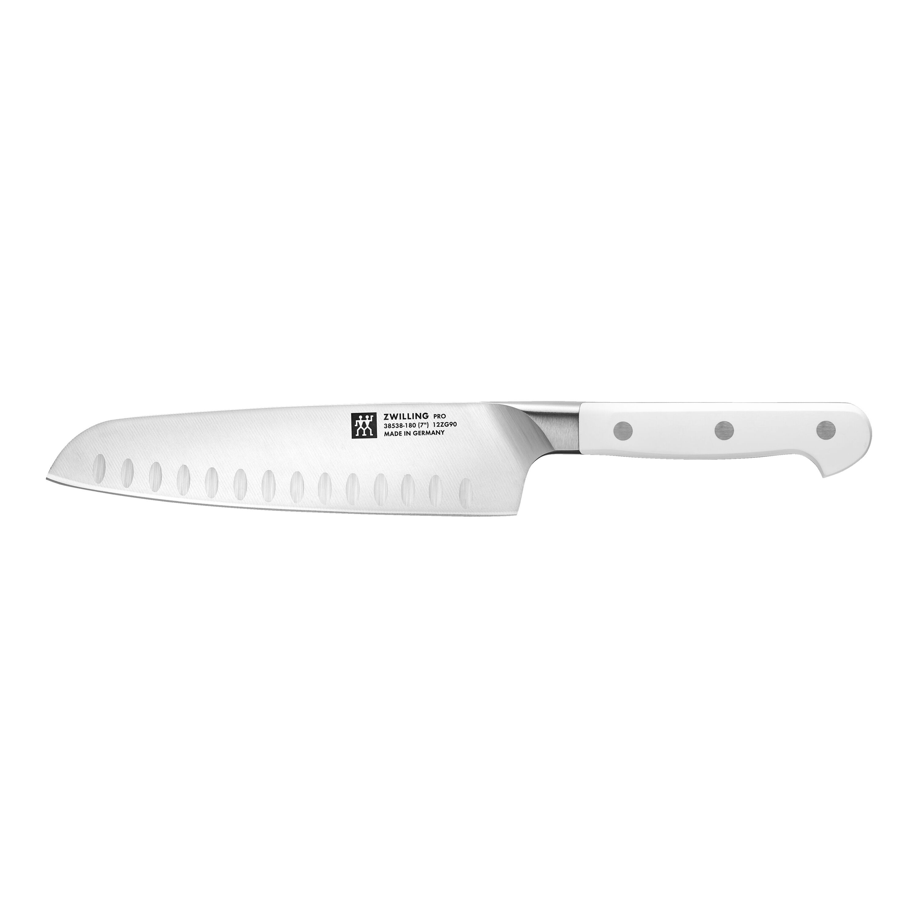 ZWILLING Pro le blanc Santokumesser 18 cm, Kullenschliff
