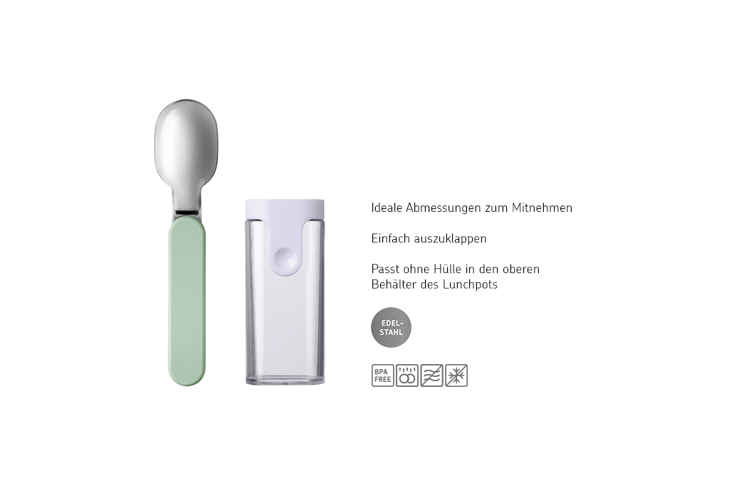 Mepal faltbarer löffel ellipse - nordic sage