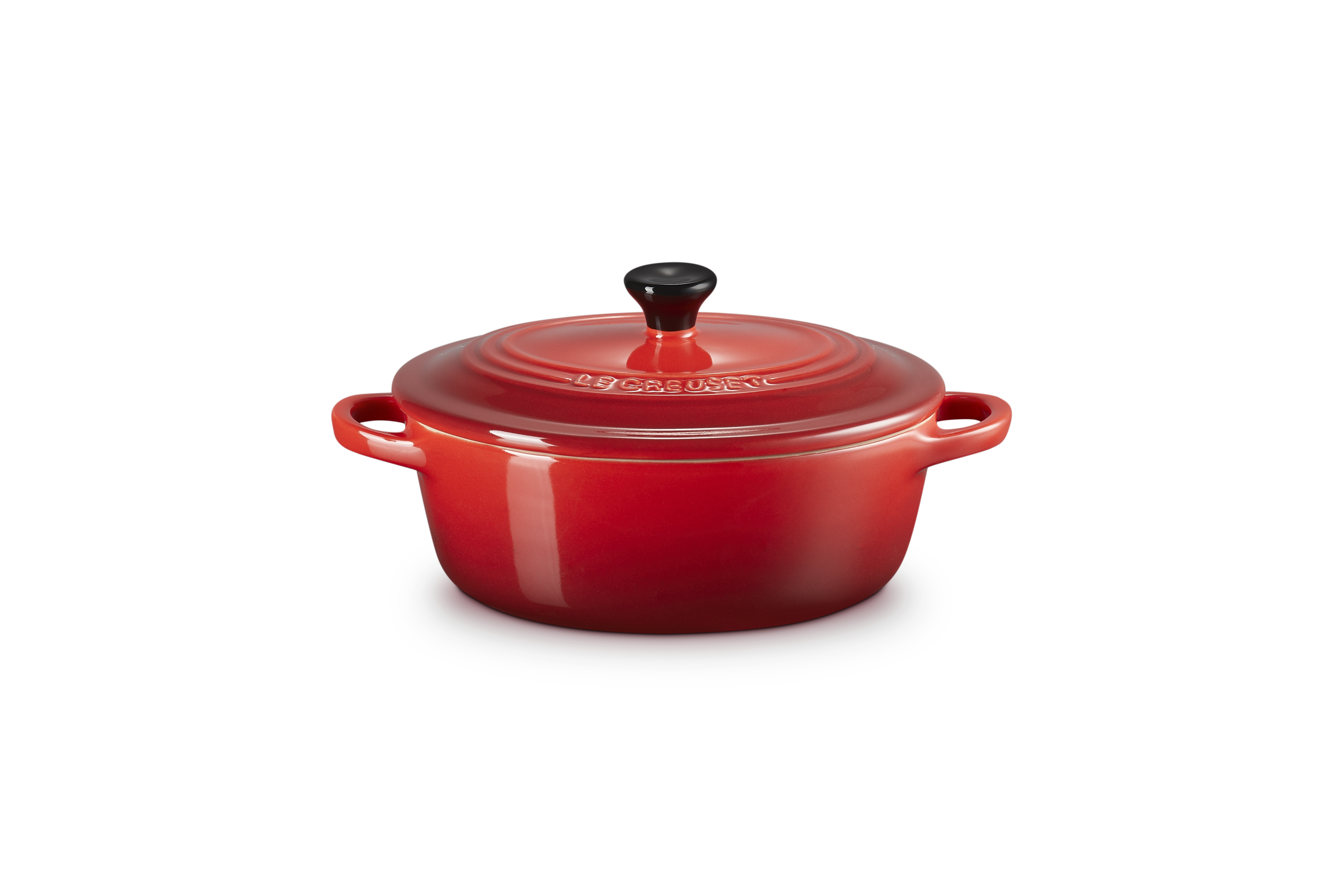 Le Creuset Mini-Cocotte Oval 12 cm Kirschrot