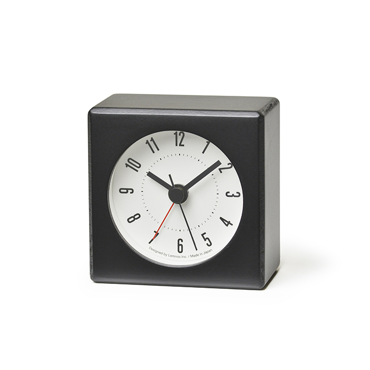 Lemnos Wecker meteor / black Lemnos Wecker meteor / black