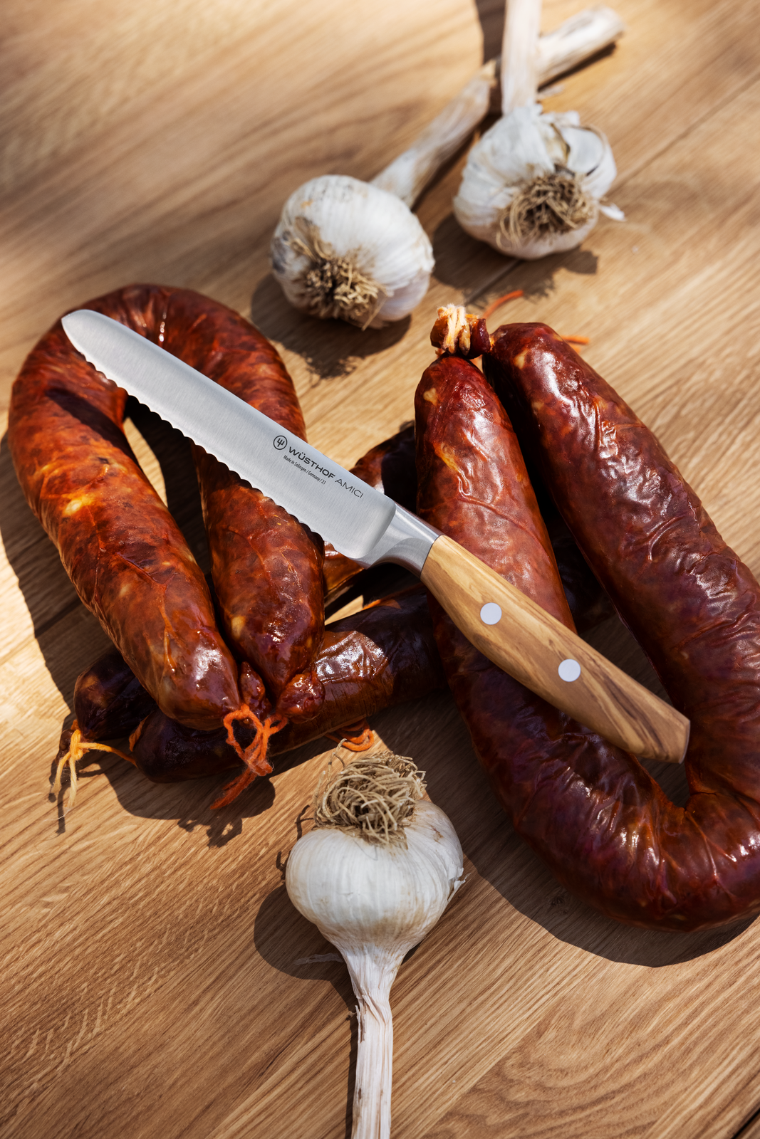 Wüsthof Amici Aufschnittmesser mit Wellenschliff 14 cm