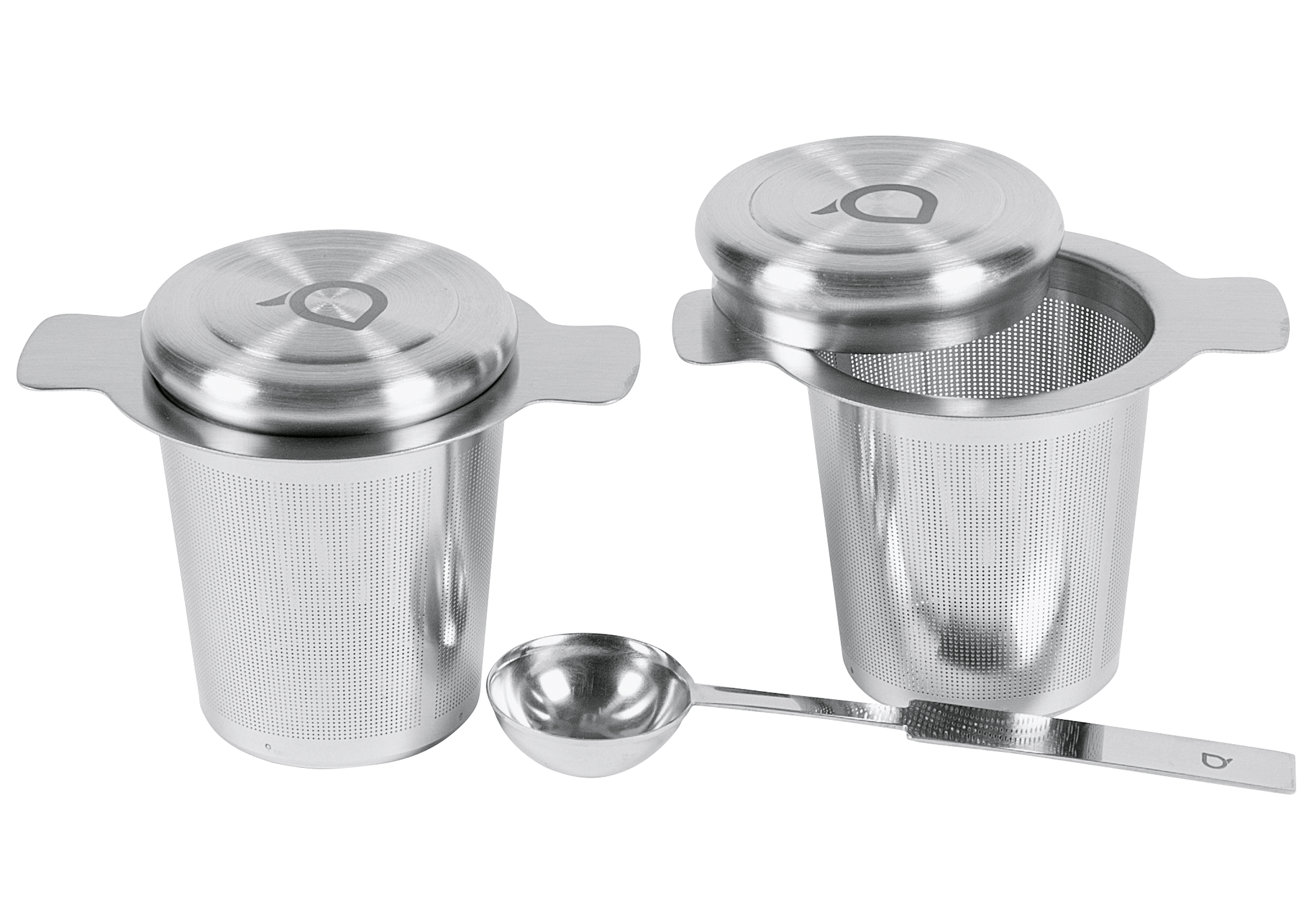 BREDEMEIJER Teefilter mit Teemaßlöffel Edelstahl 2er Set BREDEMEIJER Teefilter mit Teemaßlöffel Edelstahl 2er Set