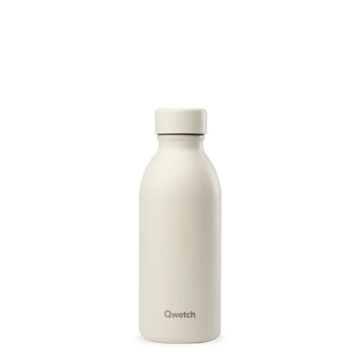QWETCH Icon-isolierflasche matt sand 500 ml Ø 7.2 cm