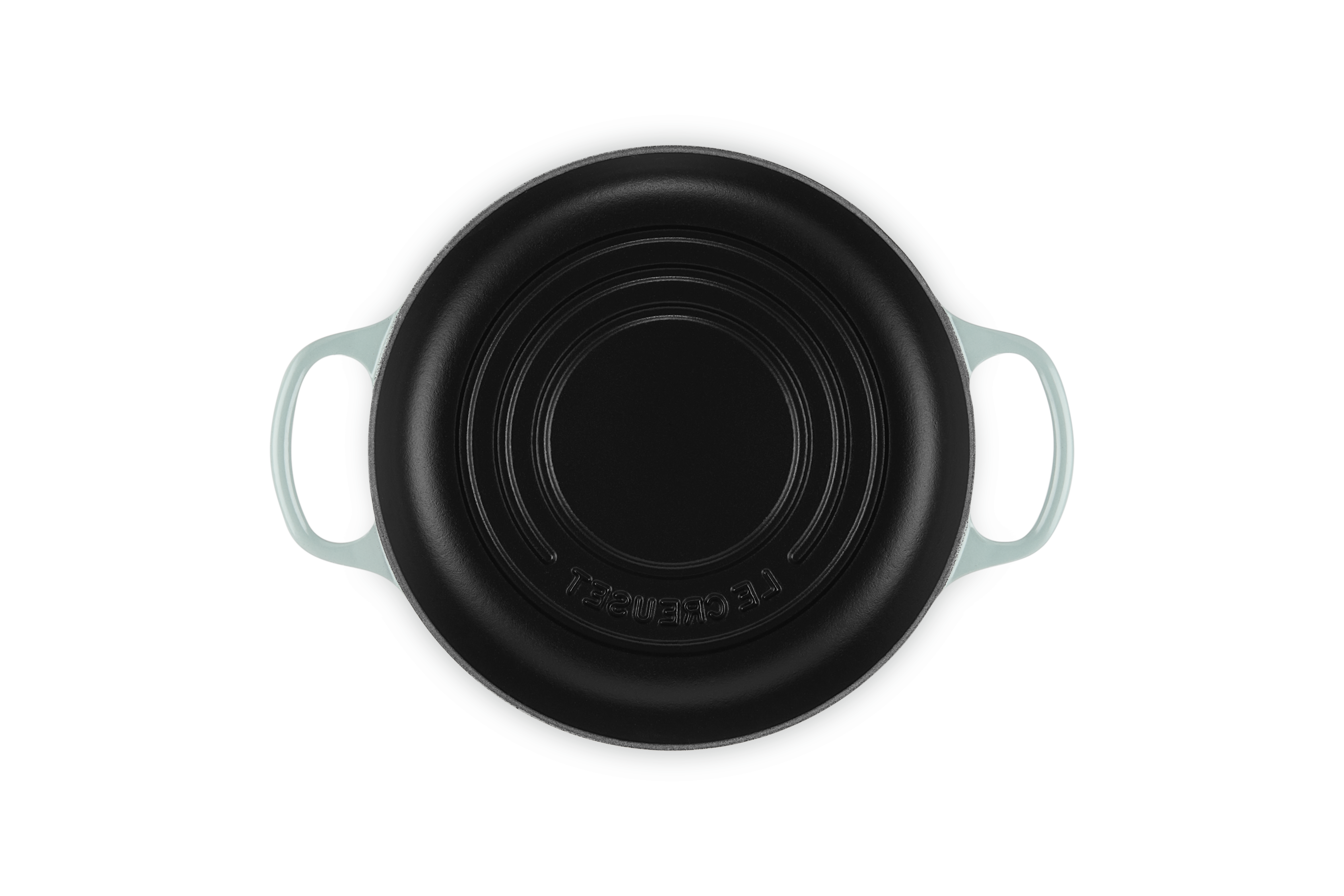 Le Creuset Brot Bräter Signature rund 24 cm Sea Salt