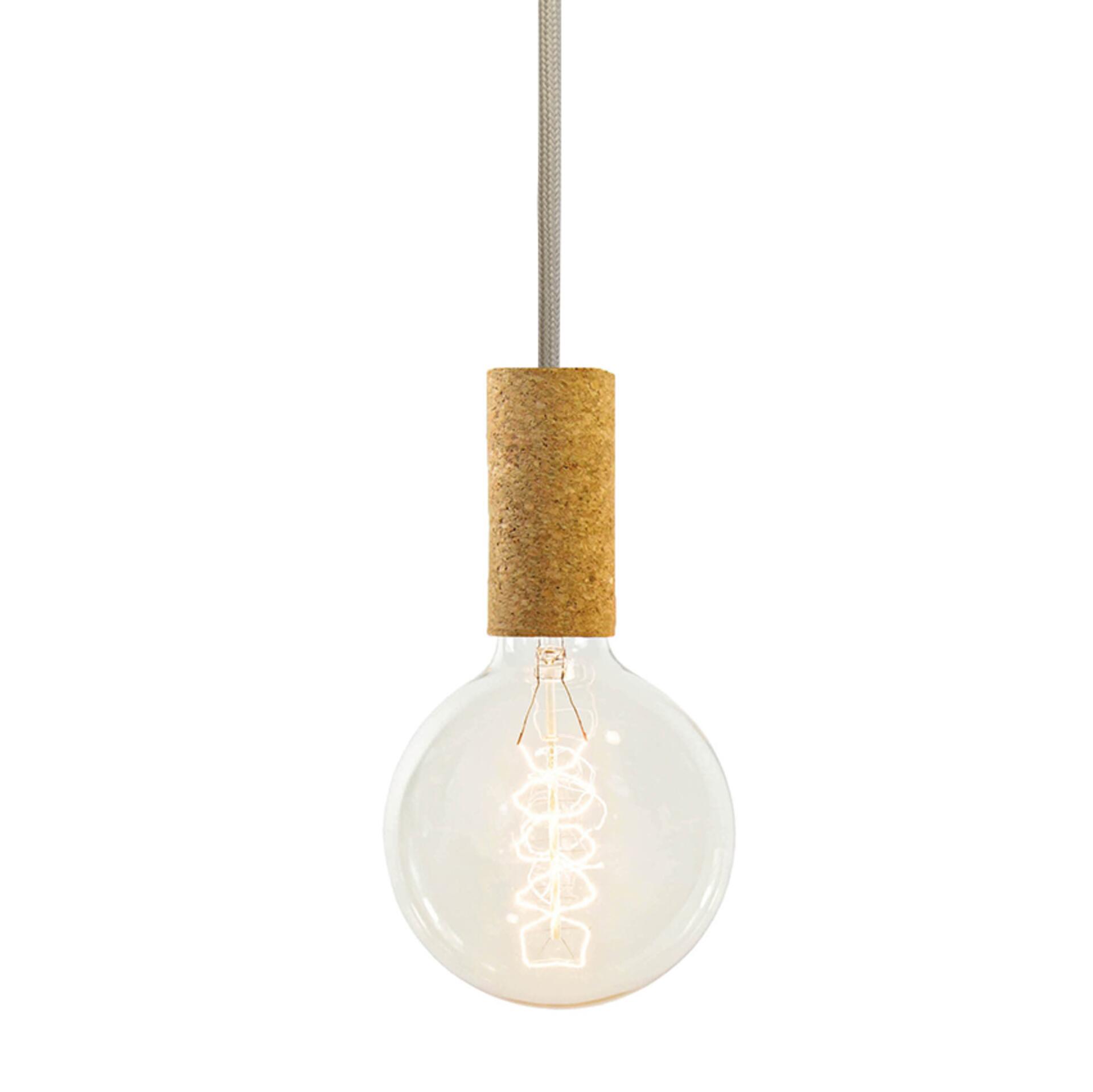 Nud Lampenfassung Kork Beige Nud Lampenfassung Kork Beige