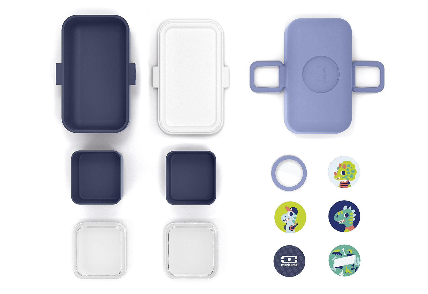 MONBENTO Tresor Lunchbox/Brotdose 16cm infinity