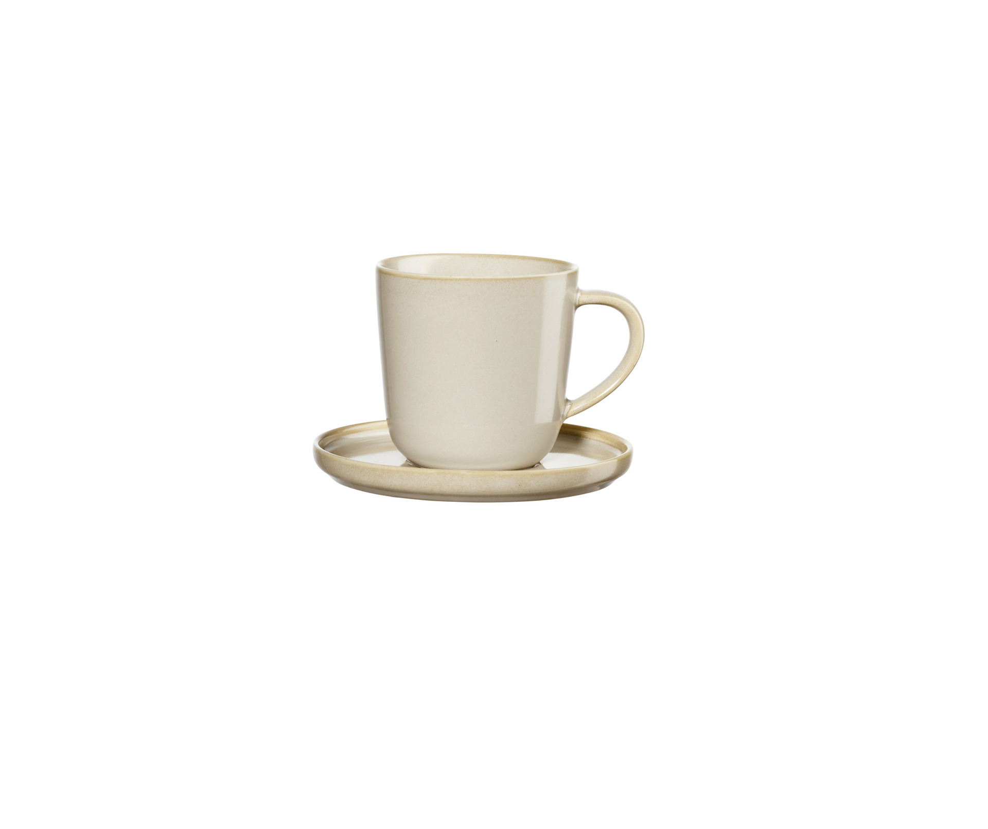 ASA coppa Espressotasse mit Unterteller, tofu nude
