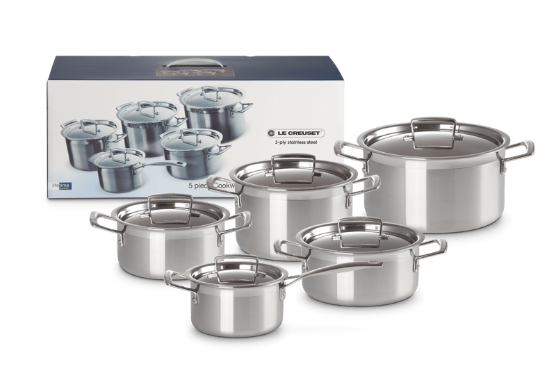 Le Creuset 3-ply Kochgeschirrset 5-tlg.