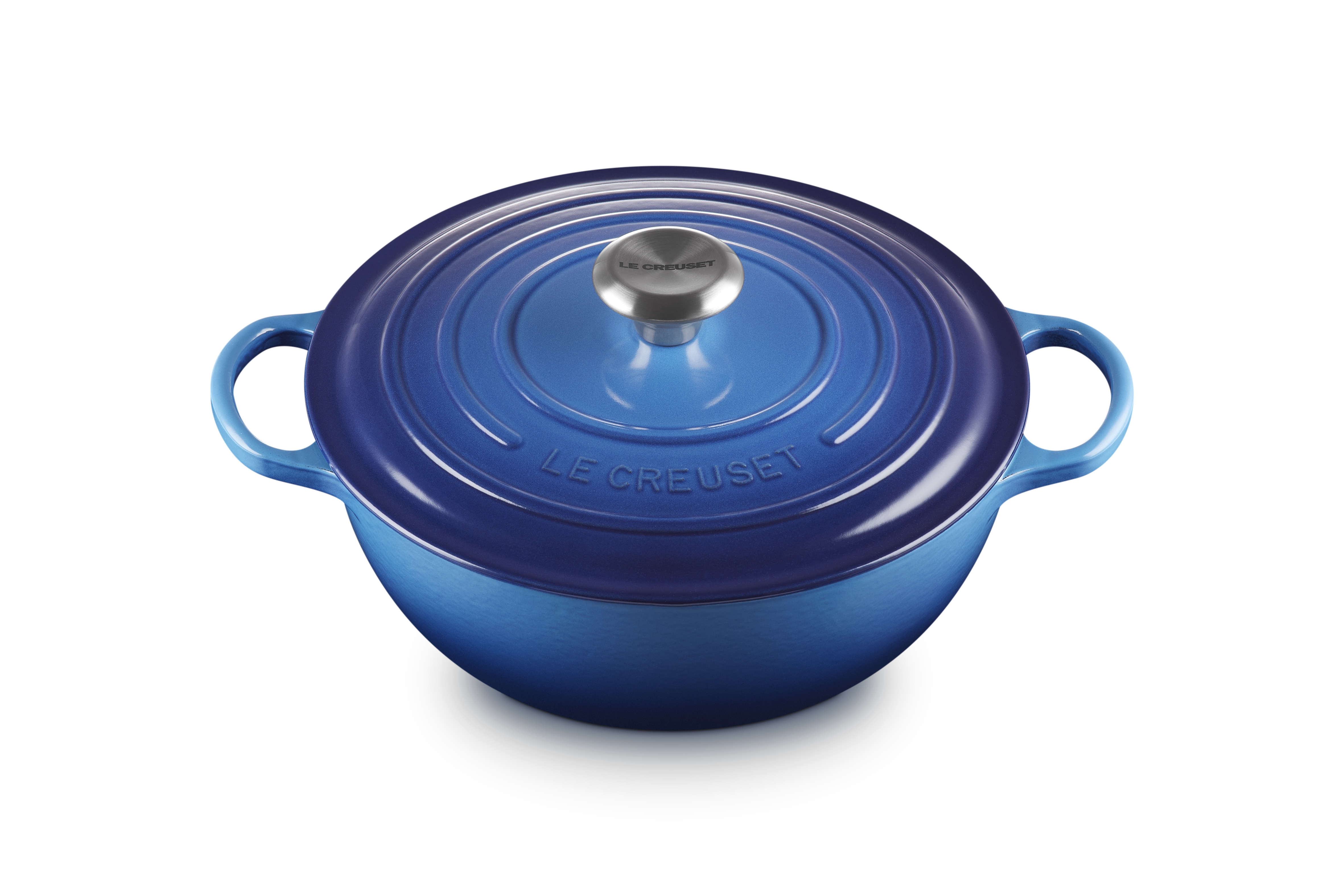 Le Creuset La Marmite Signature rund 26 cm Azure