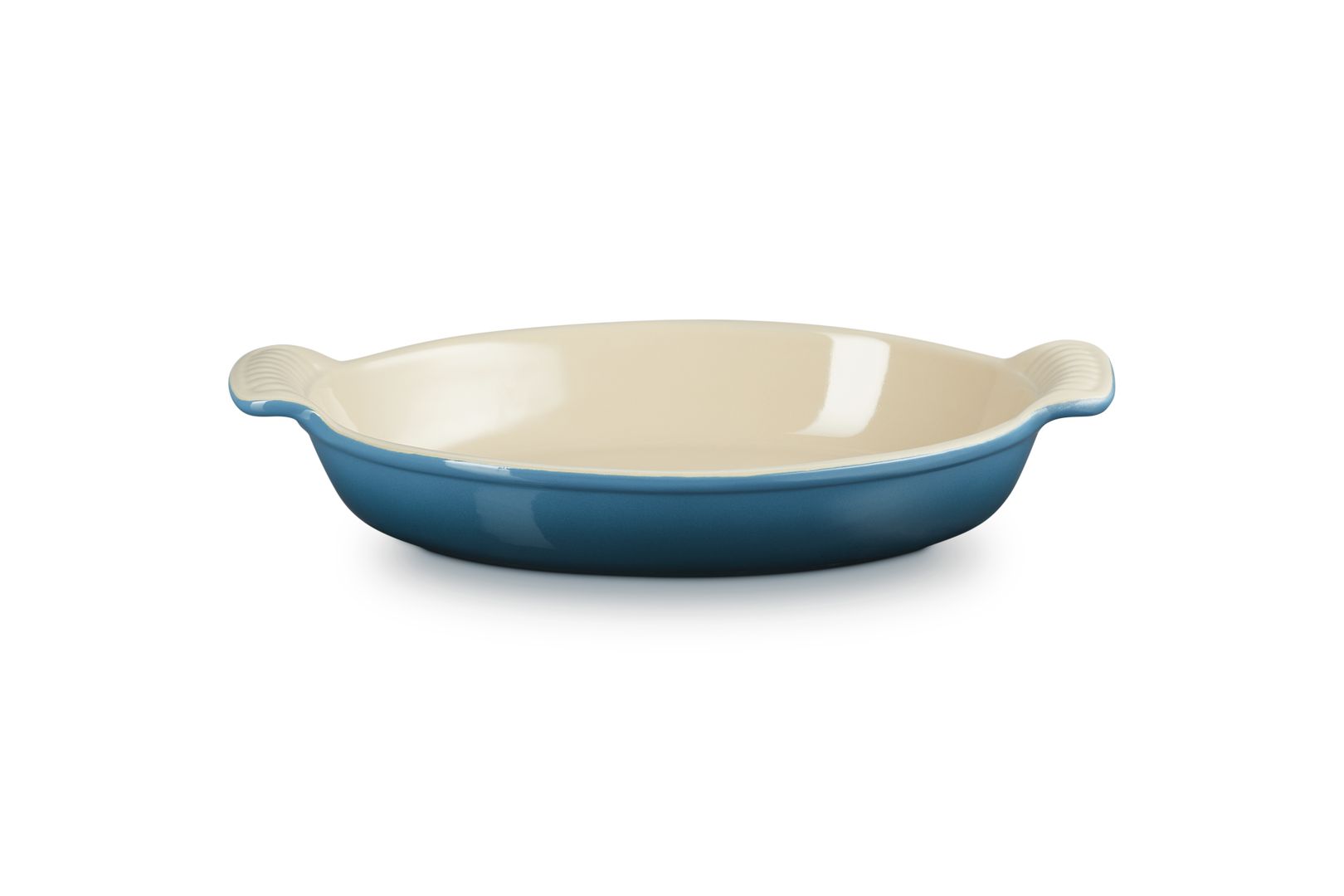 Le Creuset AUFLAUFFORM TRADITION OVAL 28 CM DEEP TEAL