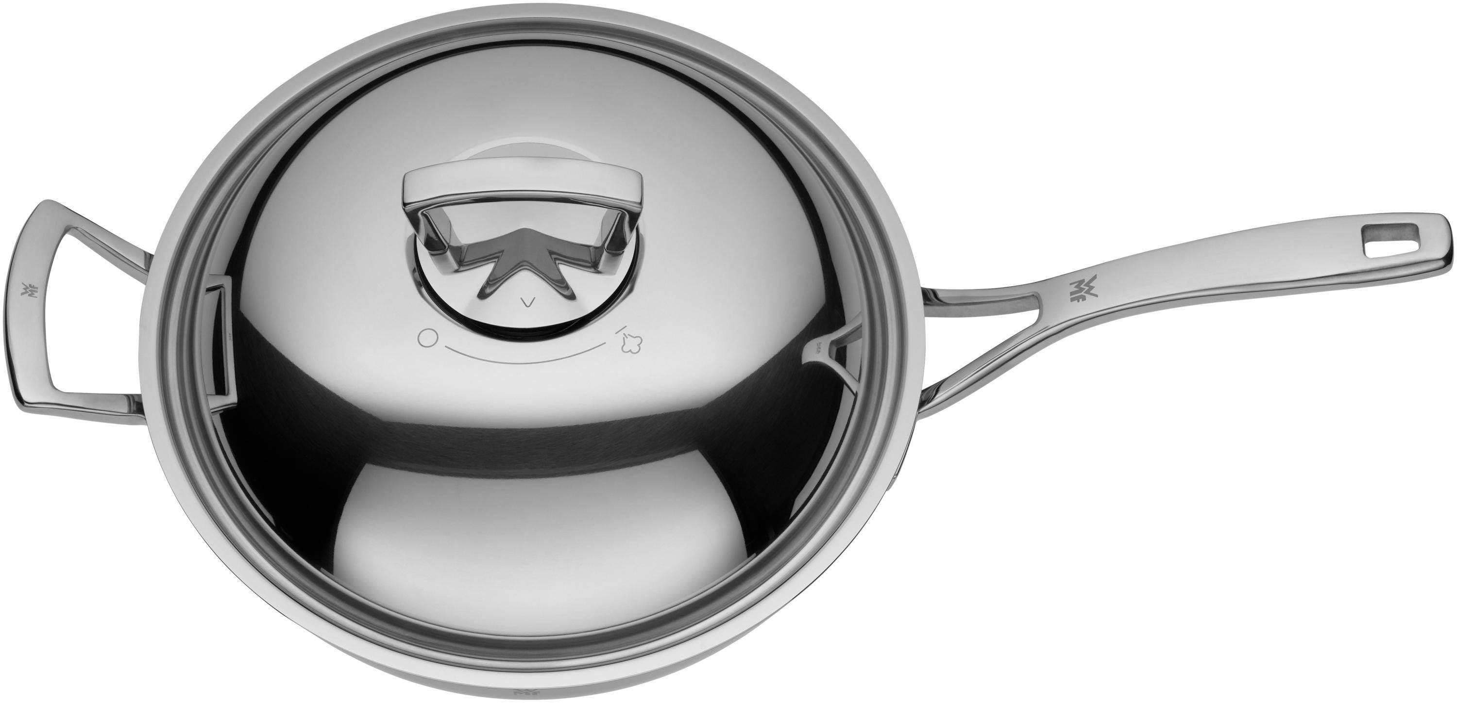 WMF Multiply Wok mit Edelstahldeckel, 32 cm