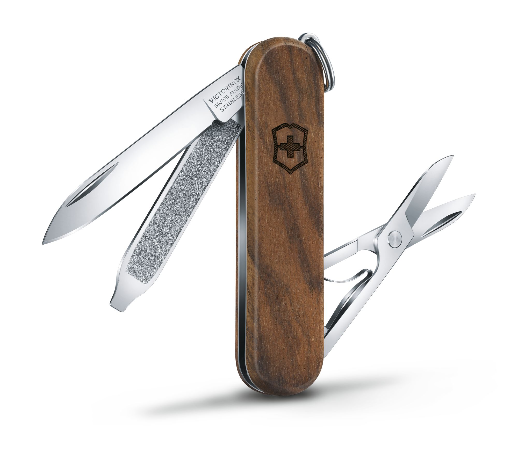 VICTORINOX Taschenmesser Classic SD Wood 58mm Nußbaumholz Blister