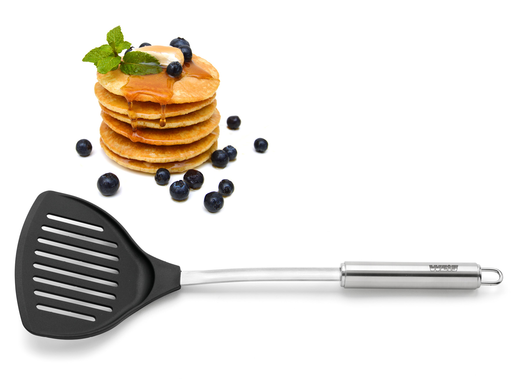 Weis Wok-Wender Edelstahl/Nylon Gourmet