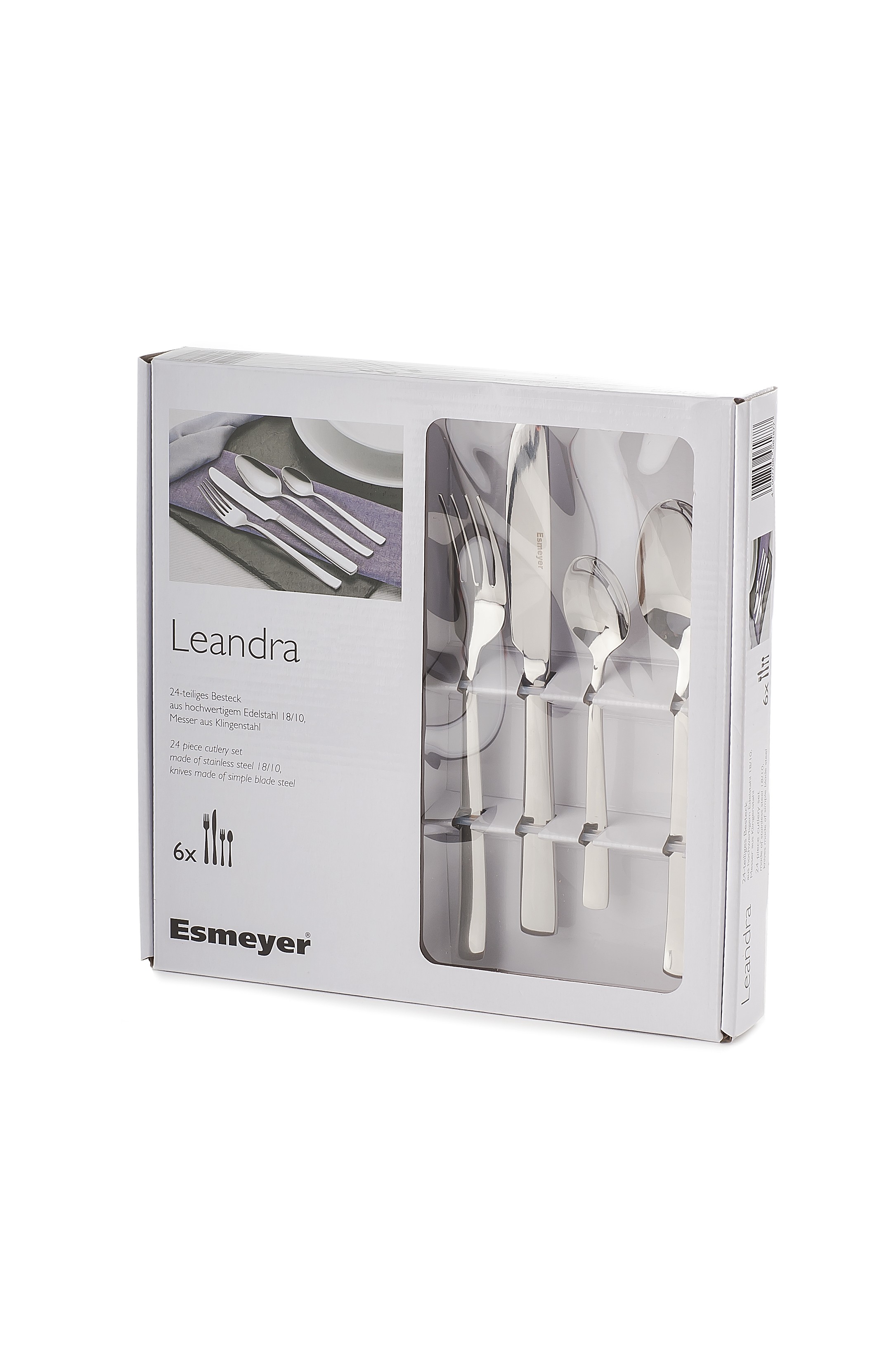Esmeyer Besteck "Leandra" 24-teilig edelstahl