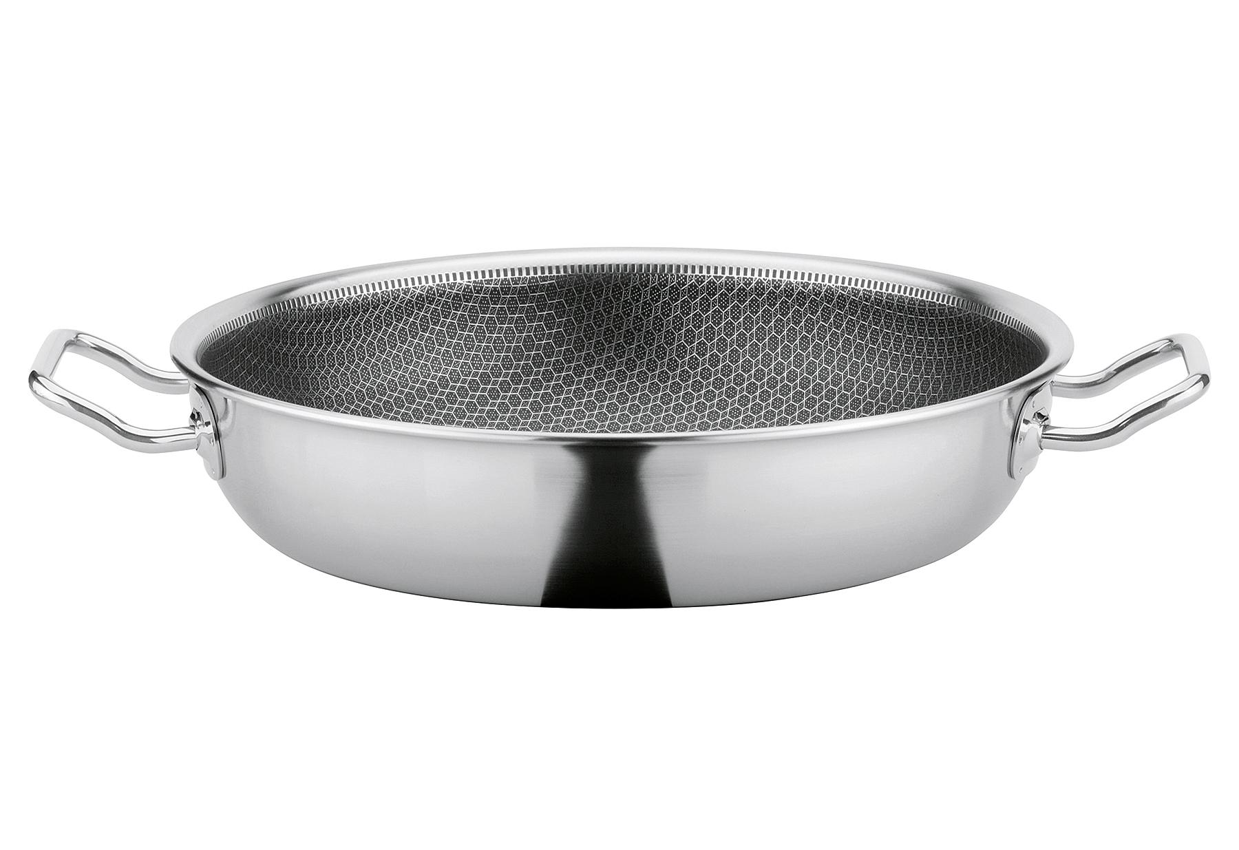 SPRING Servierpfanne XL CUT RESIST PURE 28 cm silber
