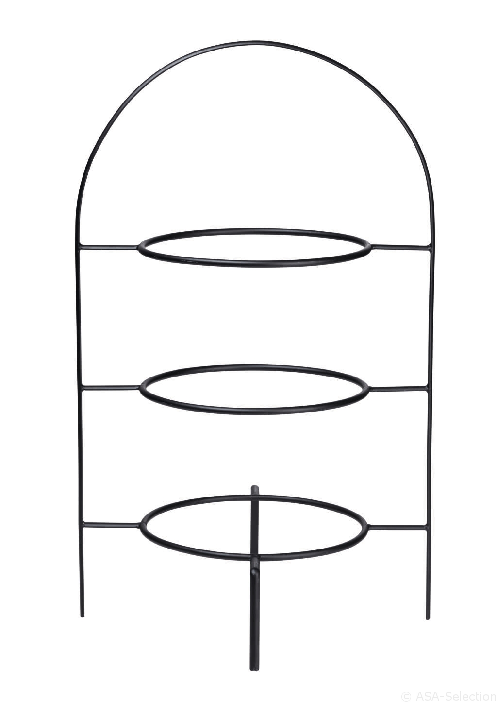 ASA Etagere 3-stufig für Essteller d. 27 cm, h. 49 cm ASA Etagere 3-stufig für Essteller d. 27 cm, h. 49 cm