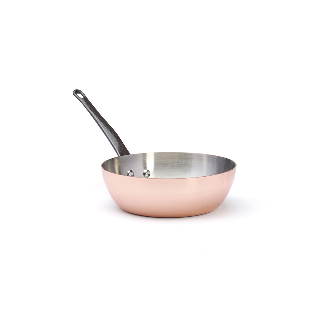 De Buyer KONISCHE SAUTEUSE / SCHMORPFANNE, GUSSGRIFF Ø 24