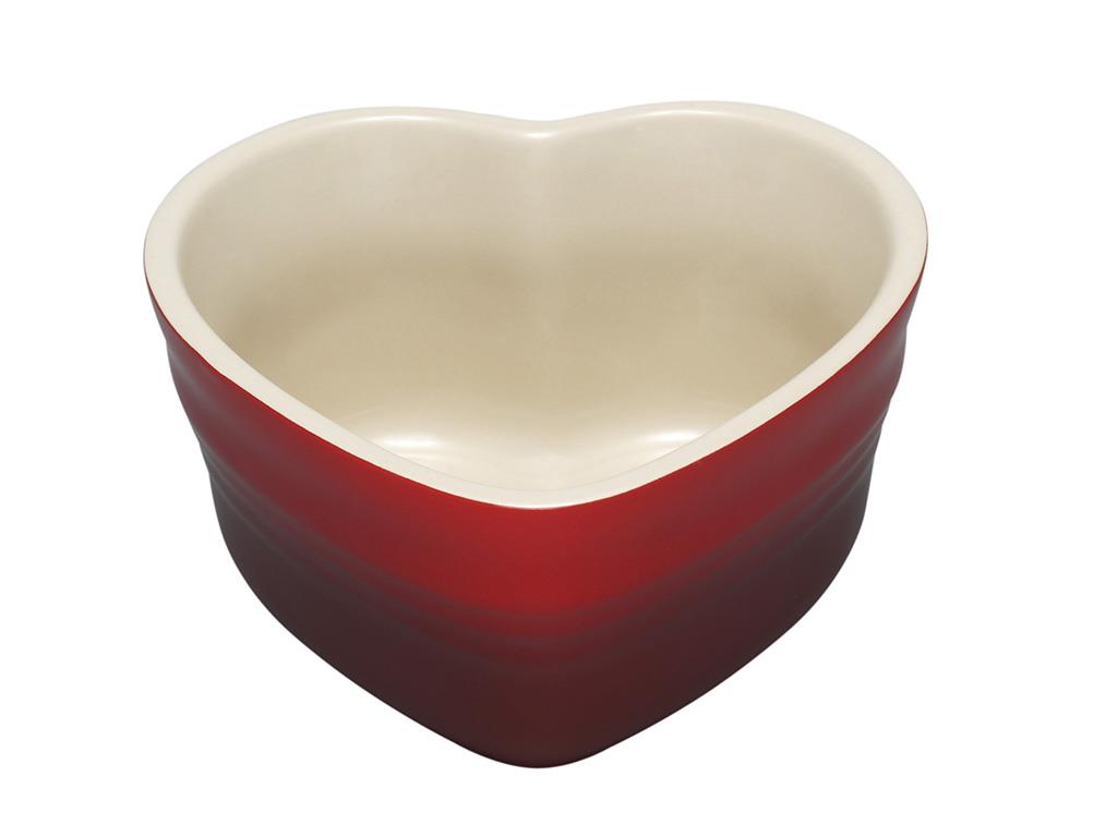 Le Creuset HERZFÖRMCHEN KIRSCHROT