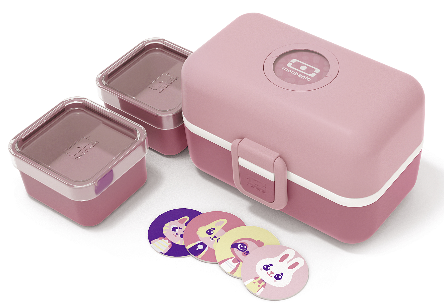 MONBENTO Tresor Lunchbox/Brotdose 16cm blush