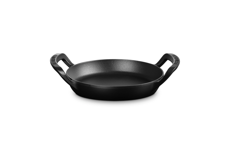 Le Creuset BBQ Outdoor Grillpfanne rund 25 cmSchwarz Matt