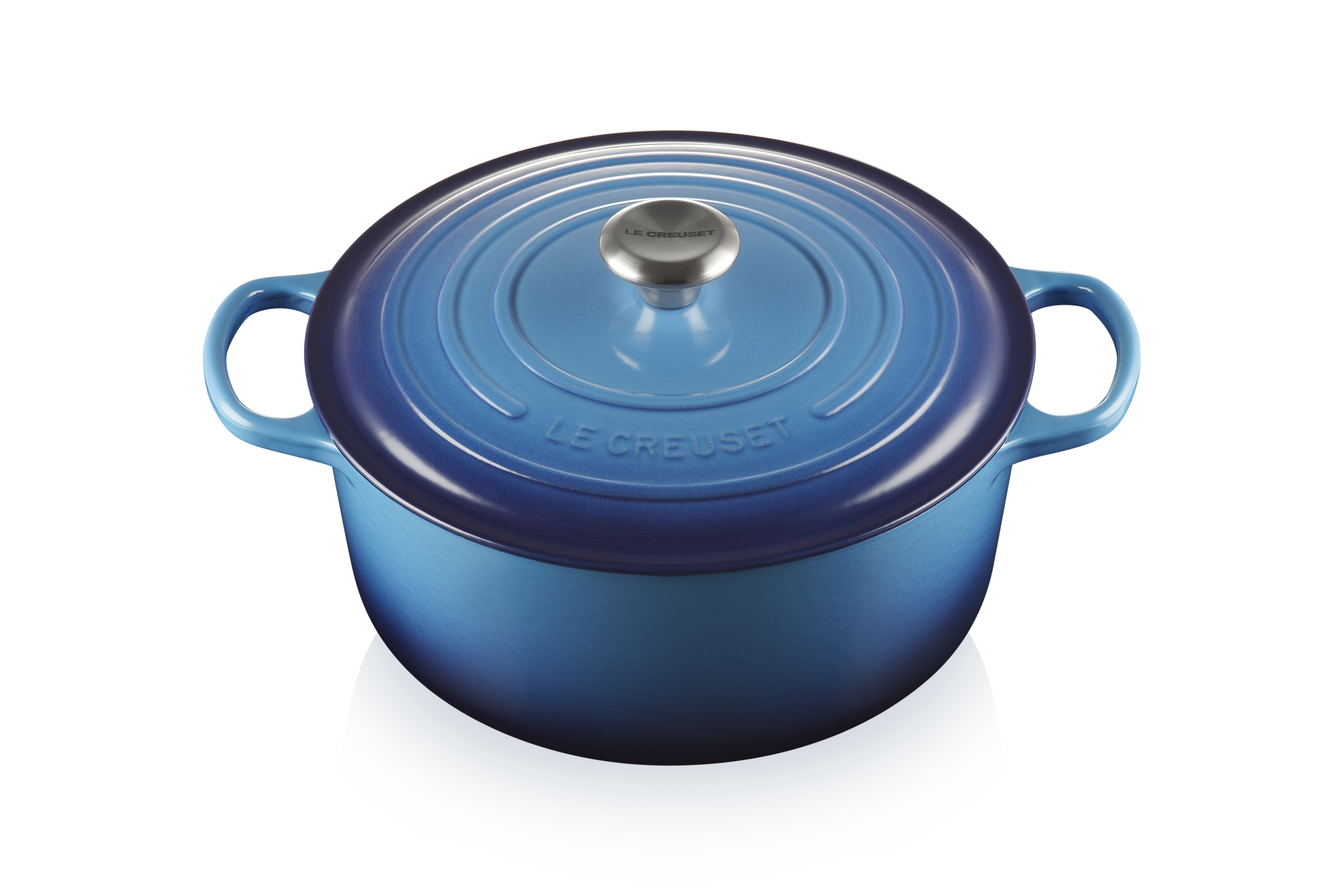Le Creuset BRÄTER RUND SIGNATURE 28 CM AZURE
