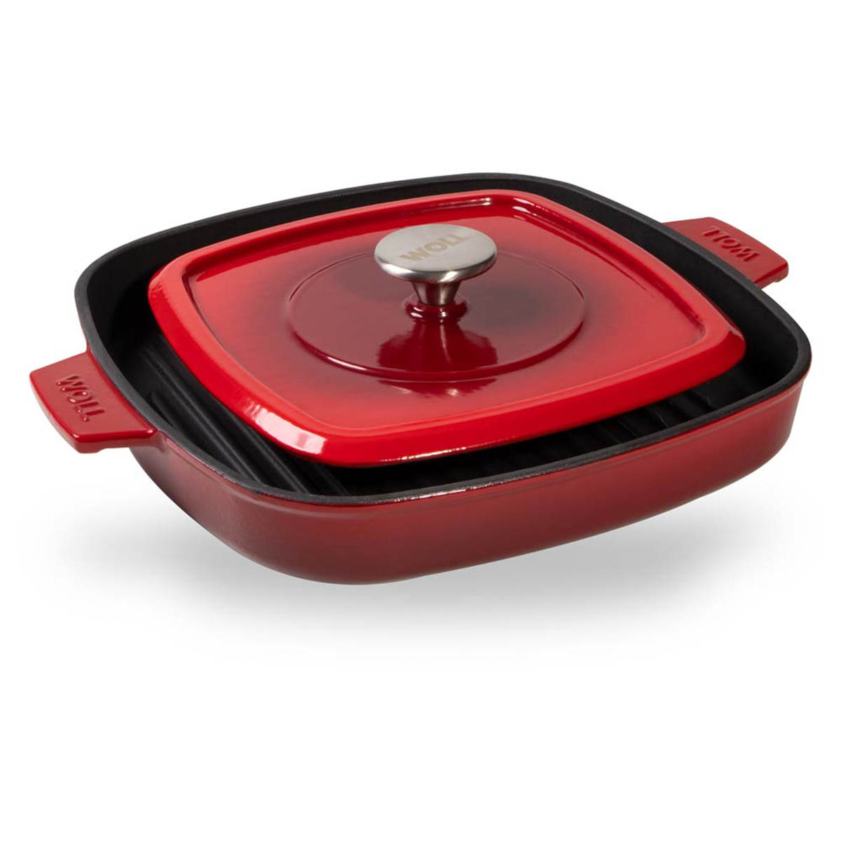 Woll Iron Grillpfanne 28 x 28 cm Rot Woll Iron Grillpfanne 28 x 28 cm Rot