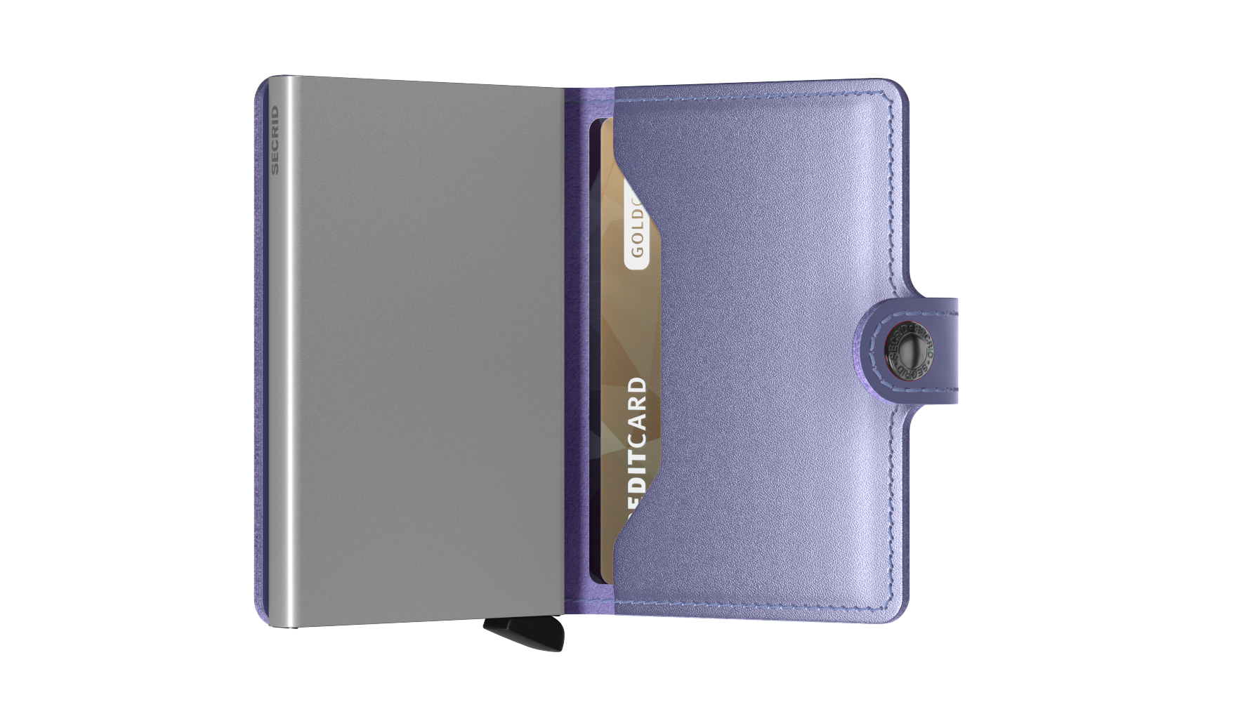 Secrid Miniwallet Metallic Lila