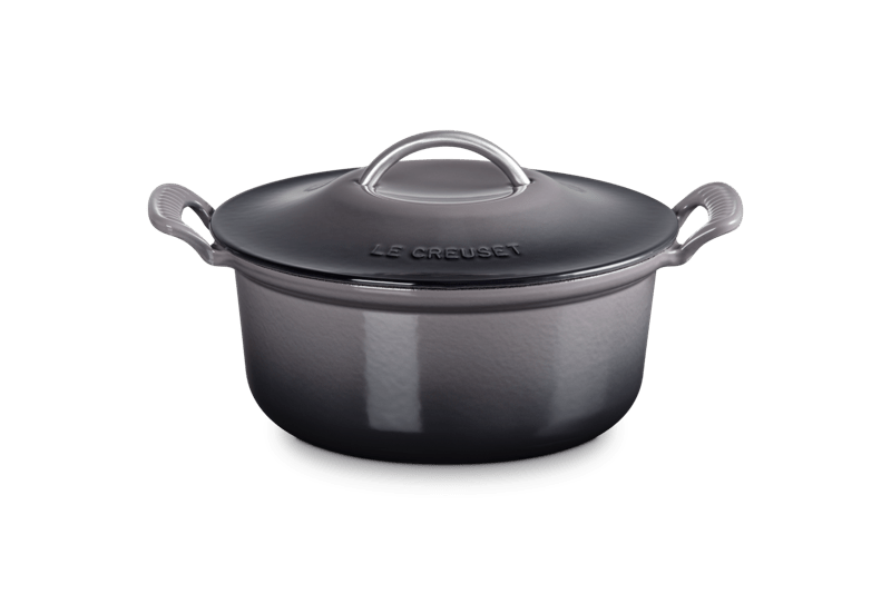 Le Creuset Bräter rund Modern Heritage 26 cm Flint