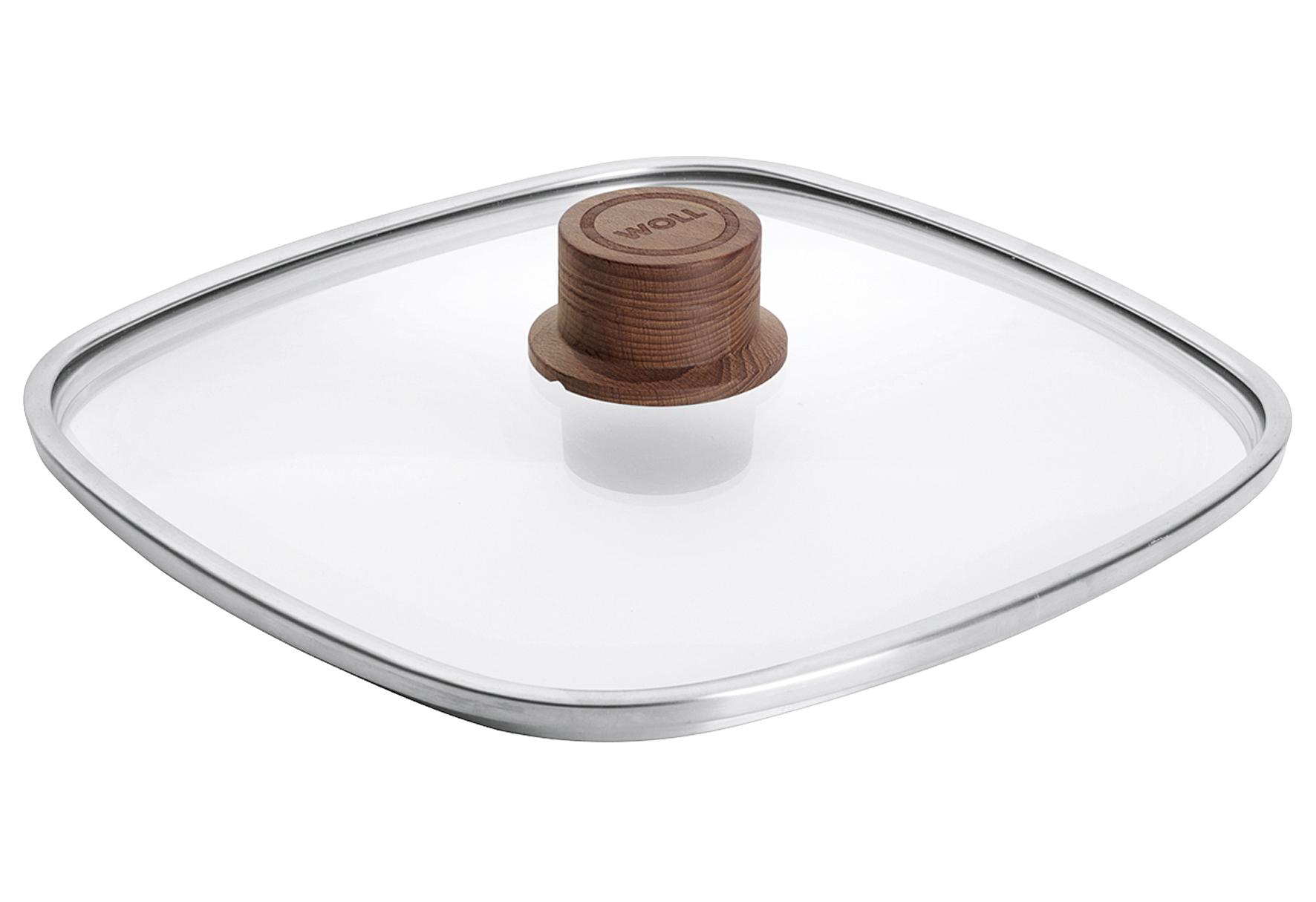 WOLL Sicherheitsglasdeckel "Eco Logic" schwarz / blau