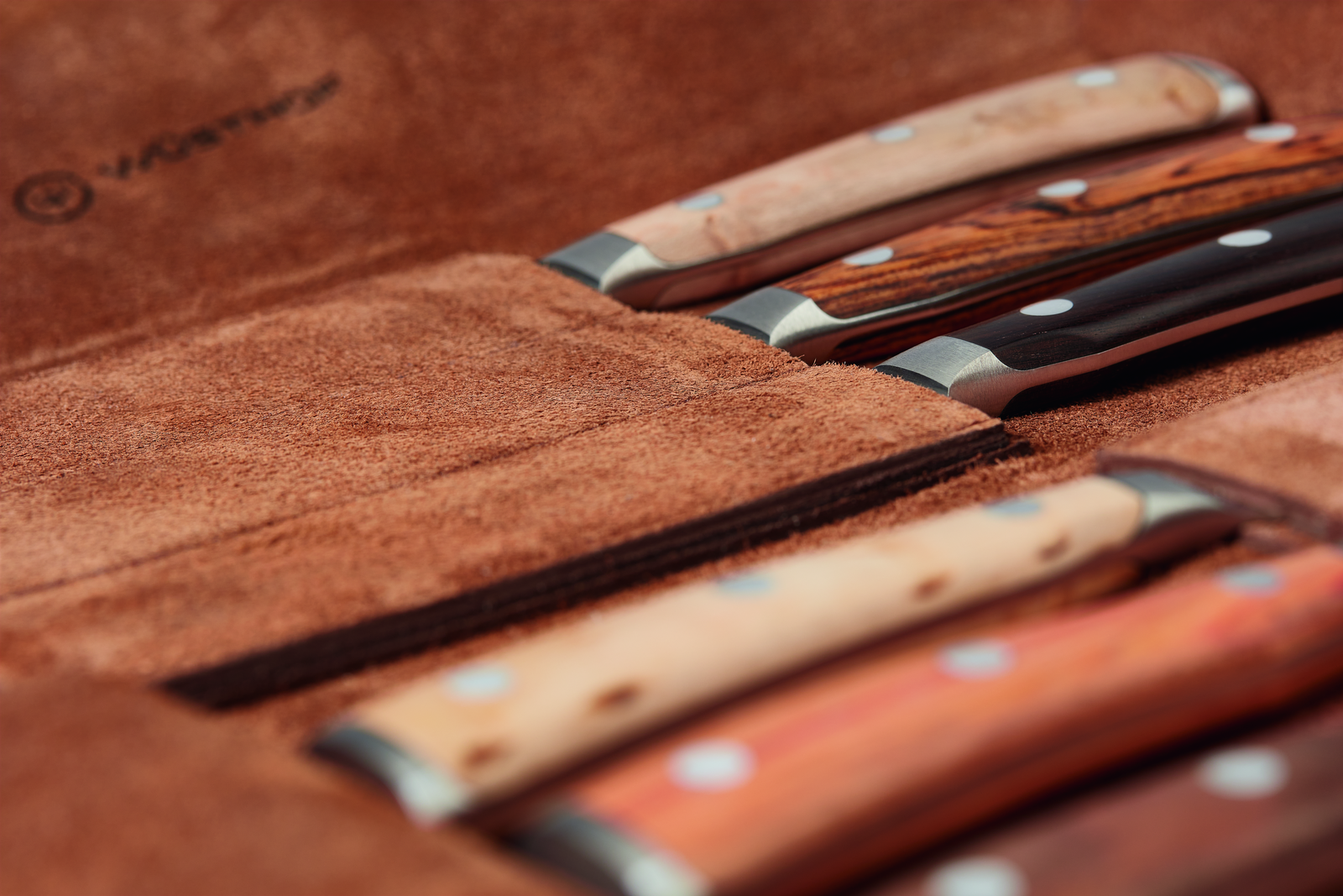 Wüsthof Ikon Steakmesserset 6-teilig mit Lederetui