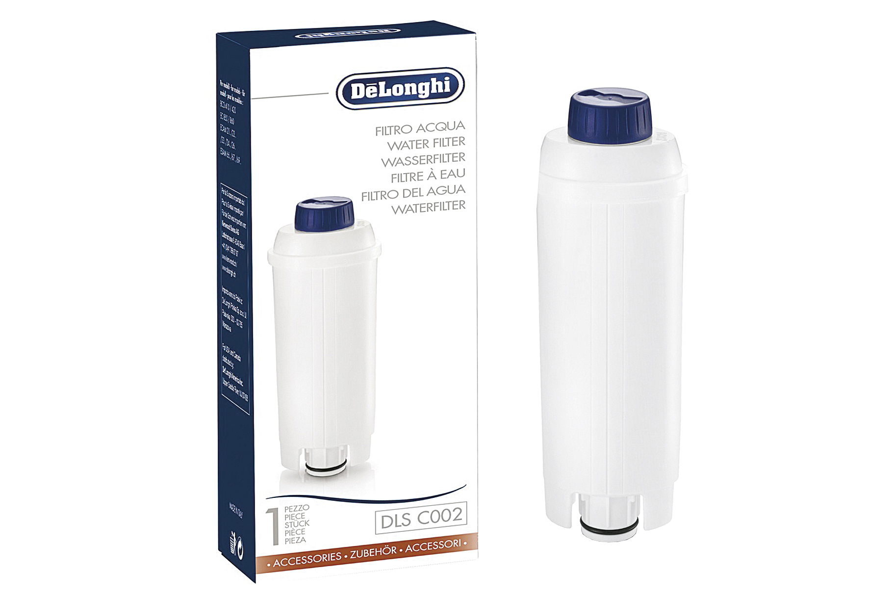 DELONGHI Wasserfilter DLS C002 Wasserfilter für Kaffee-/Espressomaschinen