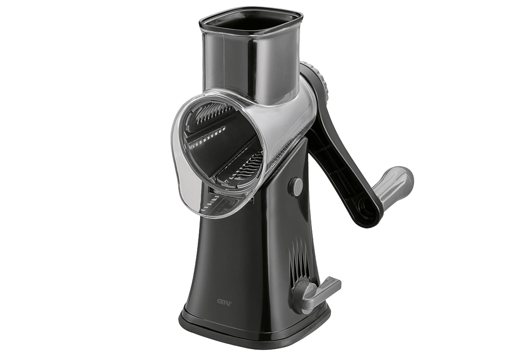 GEFU Trommelreibe CLICK schwarz / anthrazit