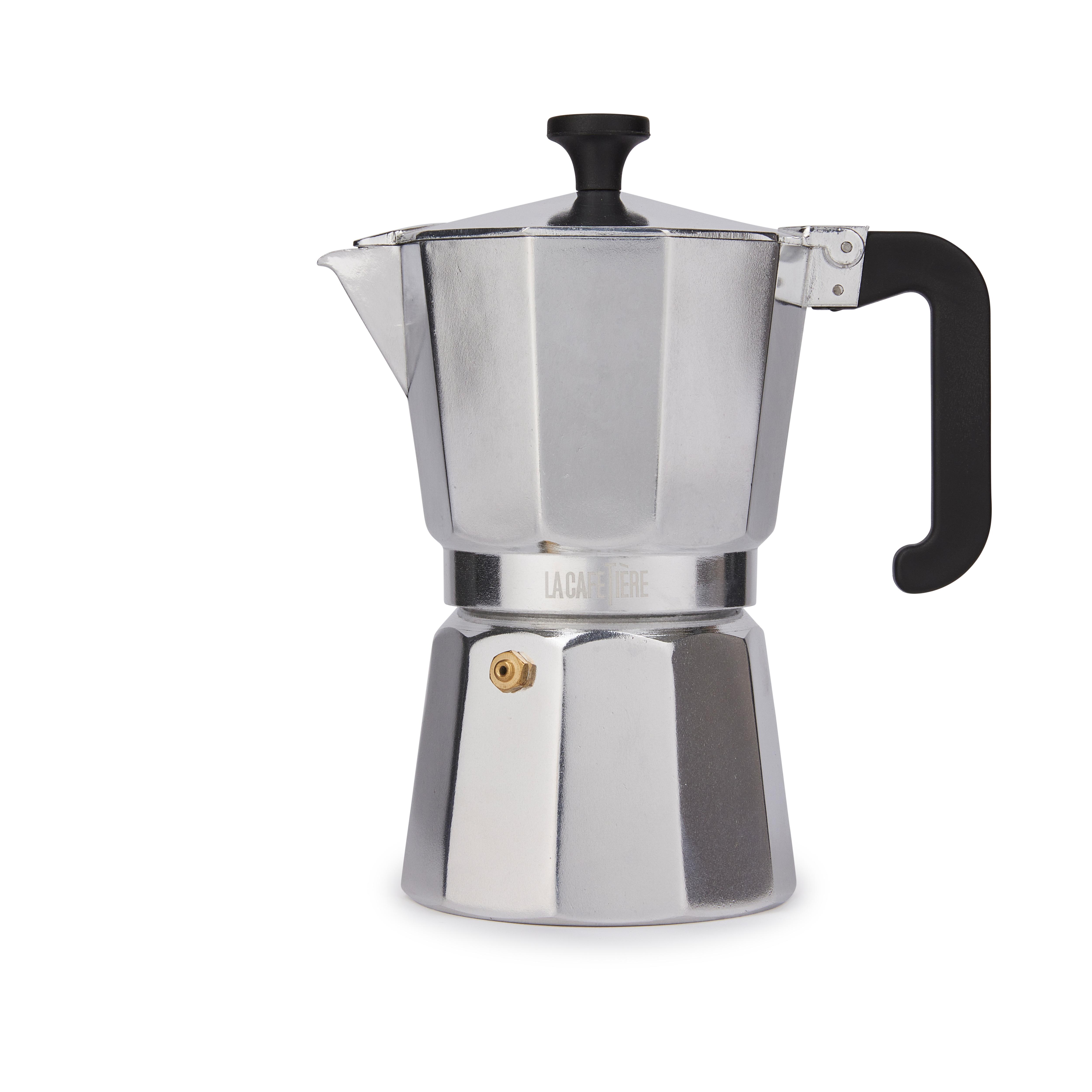 LA CAFETIÈRE Espressokocher "Venice" 6 Tassen 290 ml silber