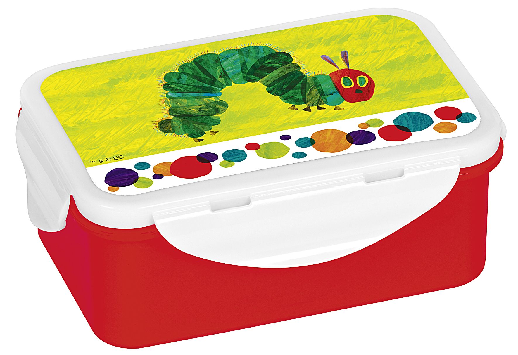Beschaffenheit Vor Dem Ersten Gebrauch GEDA Brotdose Raupe Nimmersatt rot/grün | 100468476
