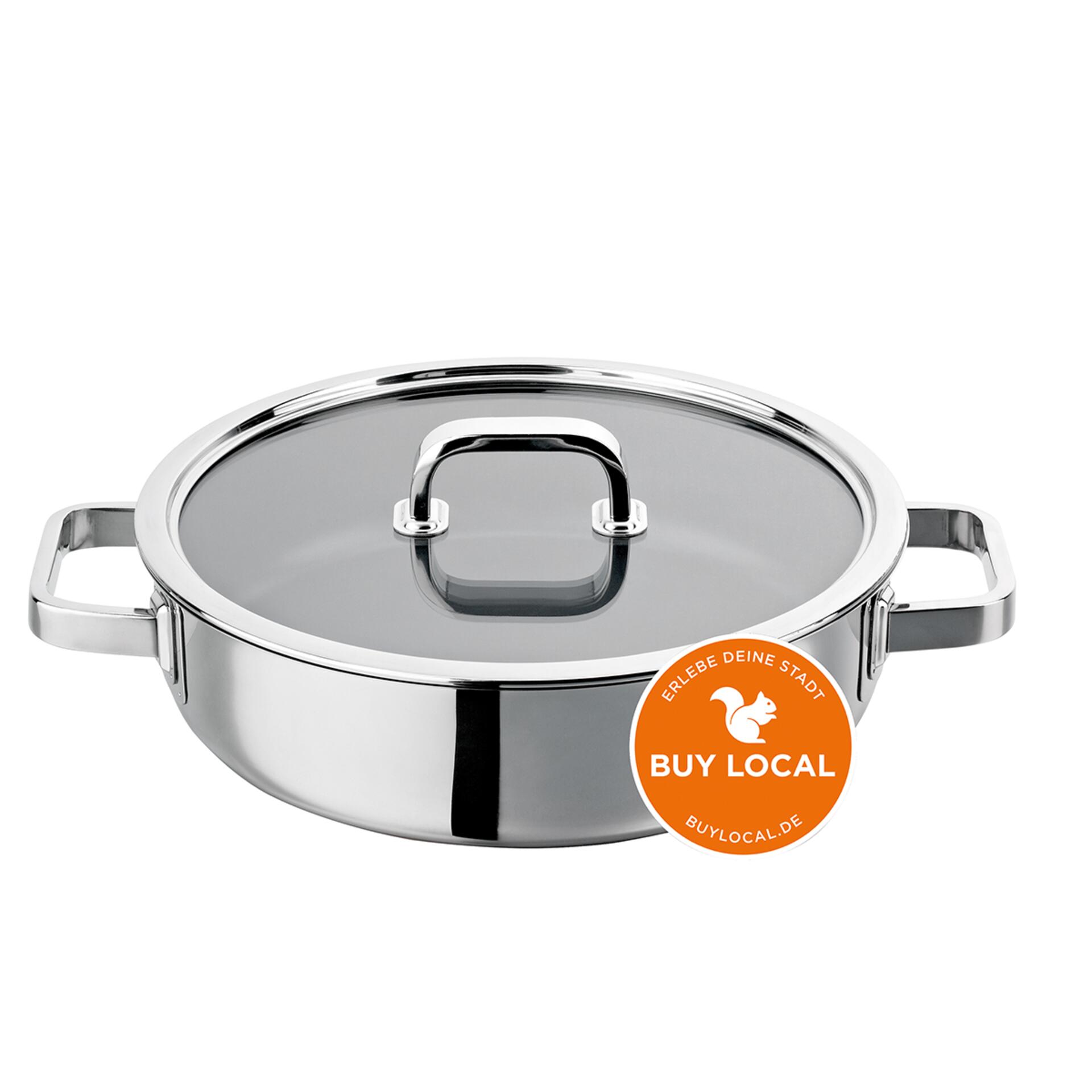 Schulte-Ufer ProfessPlus I 0419-28 Pentola XXL 28 Cm 9,5 L - Acciaio Inox Con Fondo Protermico, Adatta A Induzione - 2