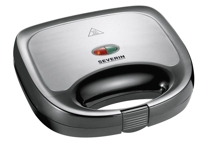 Tostapane Sandwich Severin SA 2969 - 600W, Colore Nero E Acciaio, Compatto E Antiaderente - Foto 10