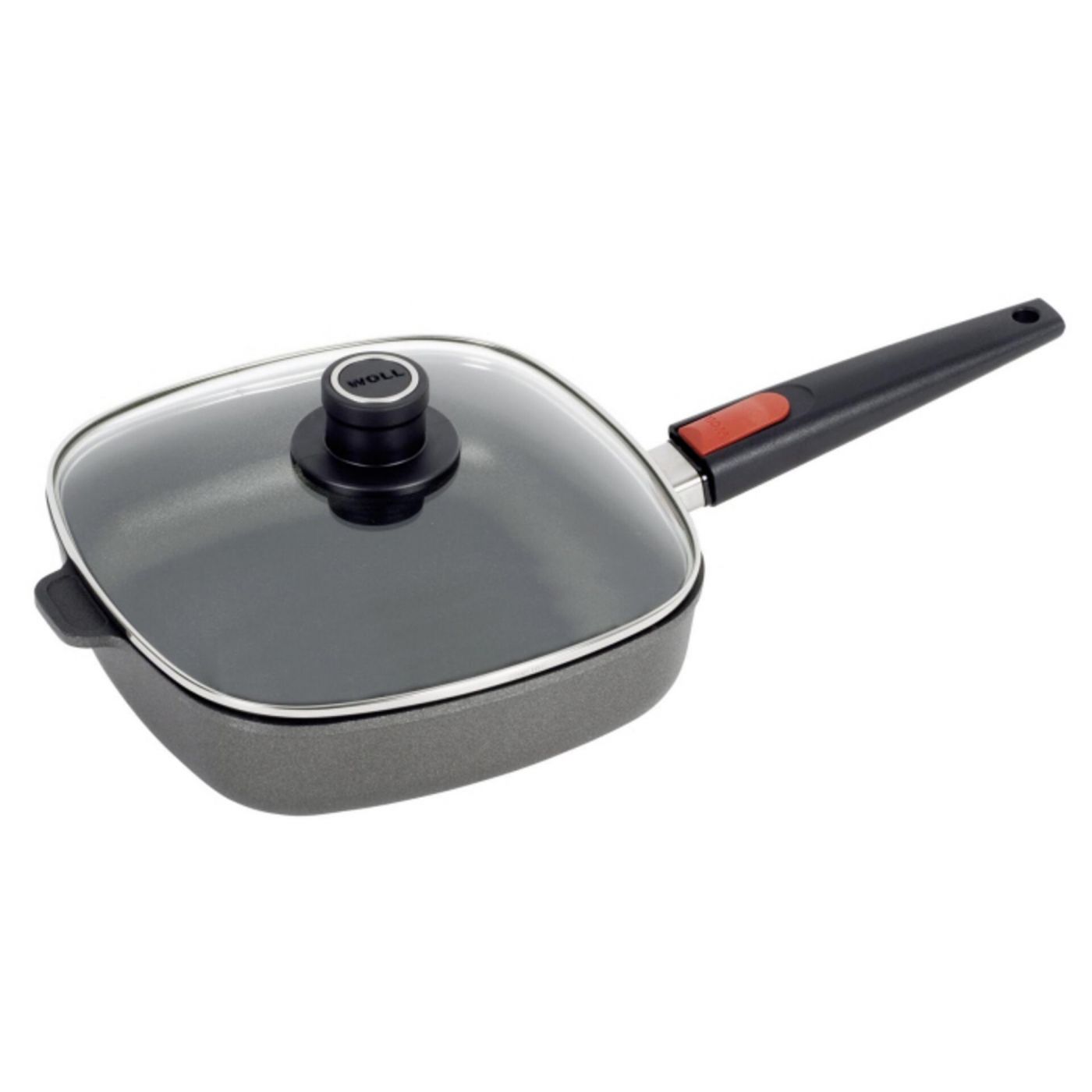 Woll Titanium Nowo 1624N Padella Rettangolare Con Manico Staccabile E Base In Titanio Anti Graffio - 2
